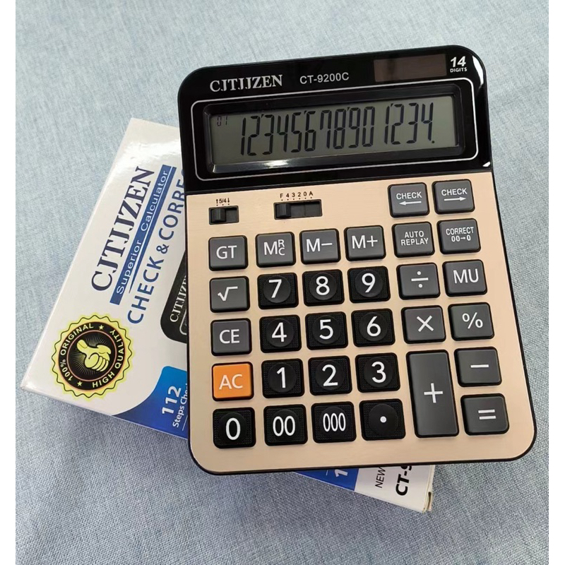 CT-9200C เครื่องคิดเลข 14 หลัก  14Digits Electronic Calculator