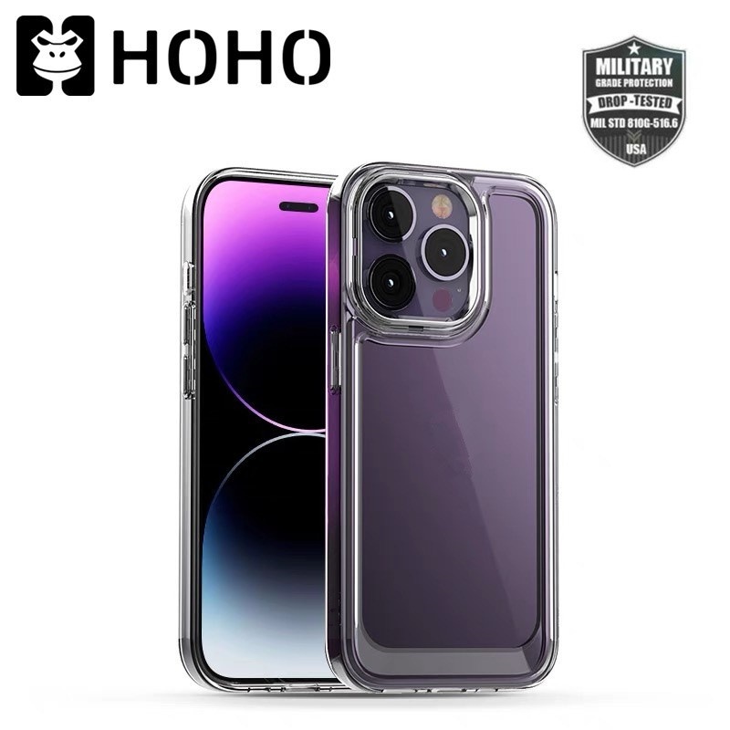 K อะคริลิคสำหรับ ใช้สำหรับ iPhone 11 12 13 14 15 16 Pro Max Mini 6 7 8 + Plus SE XR XS Max TPU Clear Case เคสใสกันกระแทก