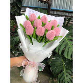 ดอกทิวลิป ลวดกำมะหยี่ (จัดทำ1-2วัน)
