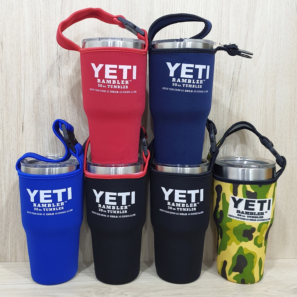 กระเป๋าใส่แก้ว 30OZ 20OZ ผ้าหนา เกรดดี มีที่หูหิ้ว ถุงแก้วน้ำเยติ ถอดออกได้ สำหรับแก้ว20OZถึง30OZ