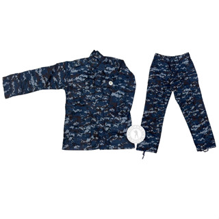 ชุดพรางทอ มีซิป ผ้ากำมะดิน แบรนด์ SP!!  ชุดพรางทหารอากาศ