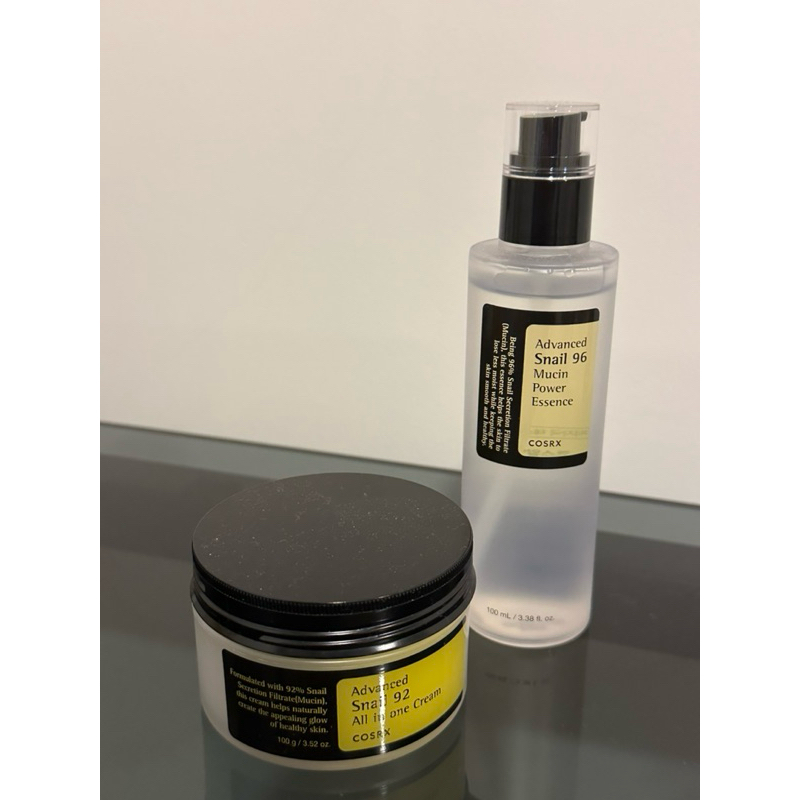 COSRX Advanced Snail 96 Mucin Power Essence และ COSRX Advanced Snail 92 All in one Cream