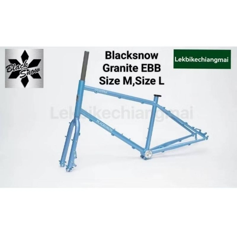 Frame Set Blacksnow Granite EBB Blue #M,L,EBB BELT BLUE #XL