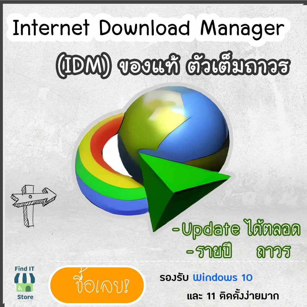 โปsแกรมช่วยดาวน์โหลด (ถาวร) +คู่มือติดตั้งแบบง่าย