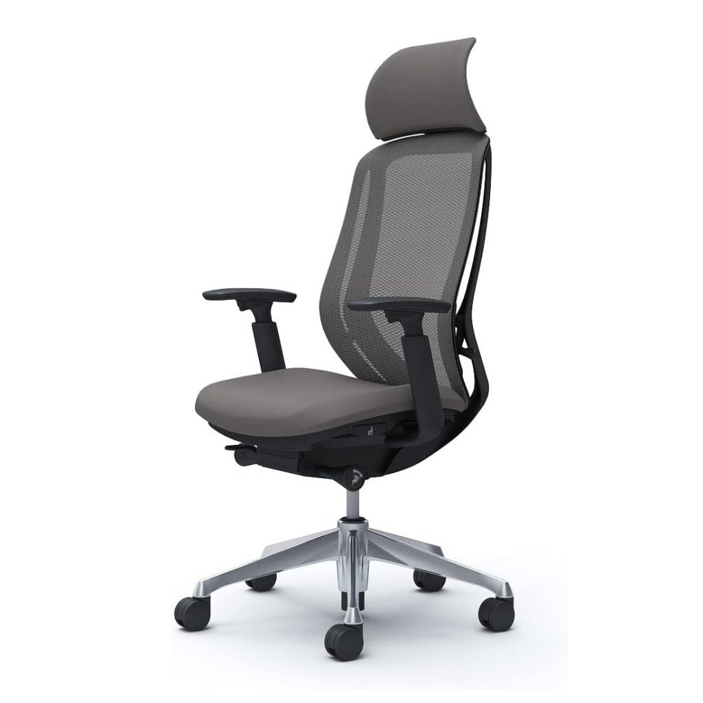 OKAMURA เก้าอี้รุ่น SYLPHY HIGH BACK, BLACK BODY, COLOR : MEDIUM GRAY