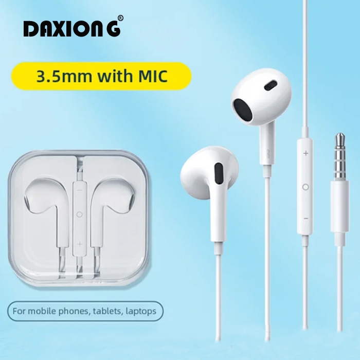 Wired Headphones For Xiaomi 13 12 11 Ultra Lite 3.5MM Earphone iPhone Poco Huawei Samsung In-Ear Stereo Earbuds