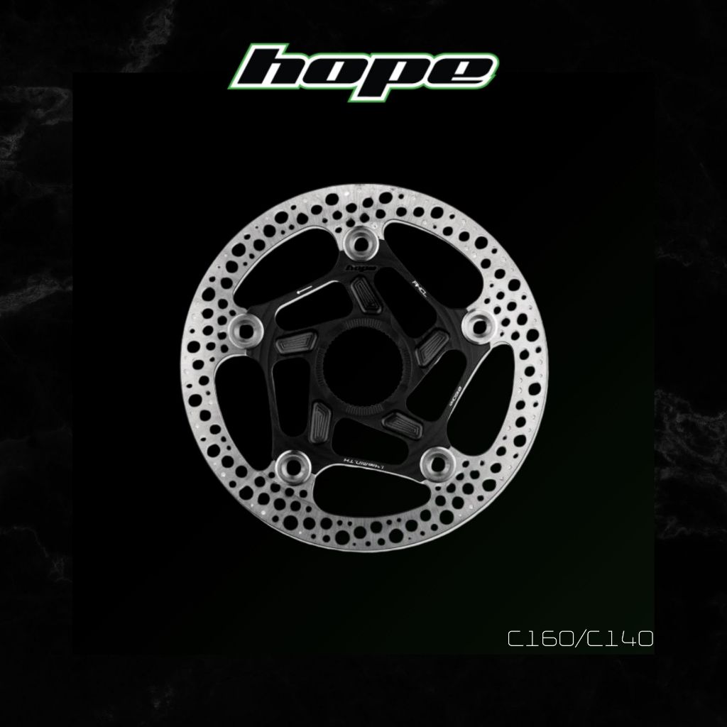 HOPE ใบดิสเบรค ขนาด 140 และ 160 mm. / CENTER LOCK (สำหรับเสือหมอบและกราเวล)