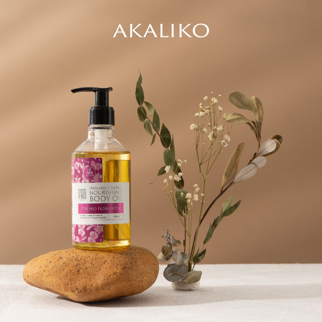 AKALIKO Body Oil 250 ml อะกาลิโก บอดี้ออยล์ น้ำมันบำรุงผิว ออยล์บำรุงผิว เพิ่มความชุ่มชื้น สำหรับผิวแห้งมาก ผิวแพ้ง่าย - รูปที่ 3