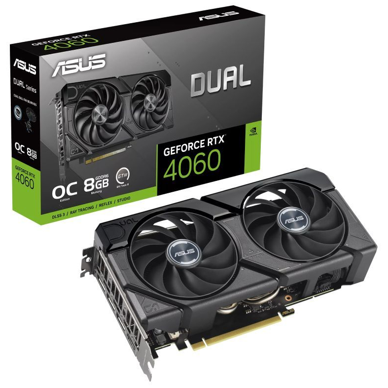 ASUS DUAL RTX4060 8GB OC EDITION GDDR6