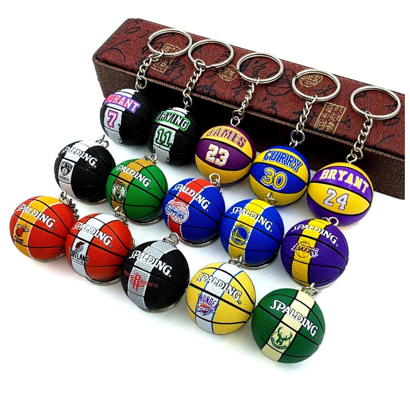 NBA Basketball Keychains พวงกุญแจลูกบาสลาย NBA
