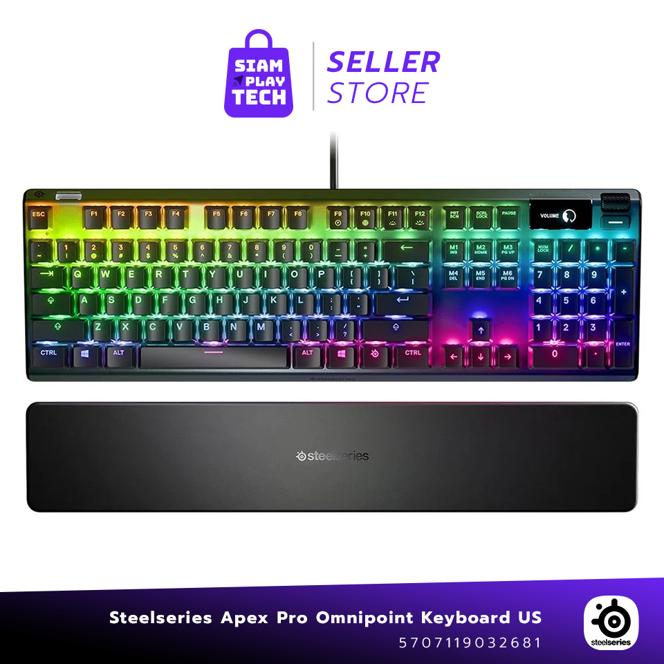SteelSeries Apex Pro Omnipoint/TKL/Wireless Gaming Keyboard คีบอร์ดเกมมิ่งพร้อมไฟ RGB