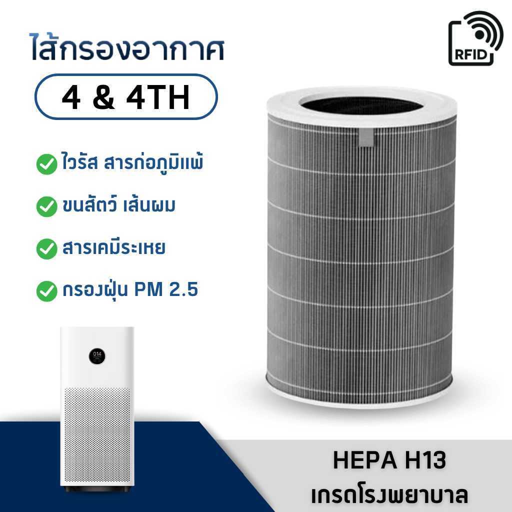 ไส้กรองอากาศ Xiaomi 4 (มี RFID) AC-M16-SC สำหรับ เครื่องฟอกอากาศ เสียวหมี่ Mi Air Purifier Filter