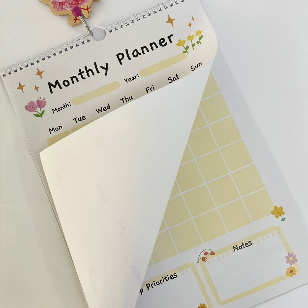 ปฎิทินปีใหม่ A4/A3 ปี2026 ✨ปฏิทิน+Planner /ไดอารี่ (แบบแขวน)✨✨
