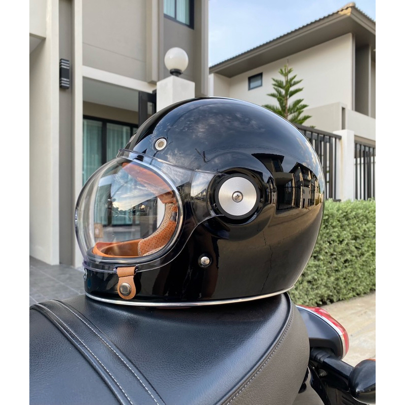 ID rocket หมวกกันน็อกคลาสสิค limited edition ไม่มีโลโก้ id