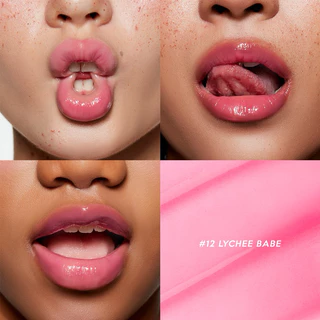 (FLASH SALE! 99.-)LA GLACE MELTED SUNDAE LIP BALM OIL CLICK ลิปบาล์มออยลากลาส