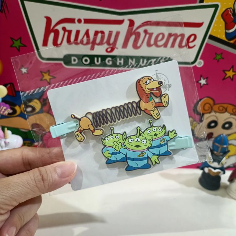 กิ๊บติดผม Slinky Dog และแก๊ง Aliens สุดคิ้วท์ จากหนัง Toy story ... งานจาก Disney Store Japan