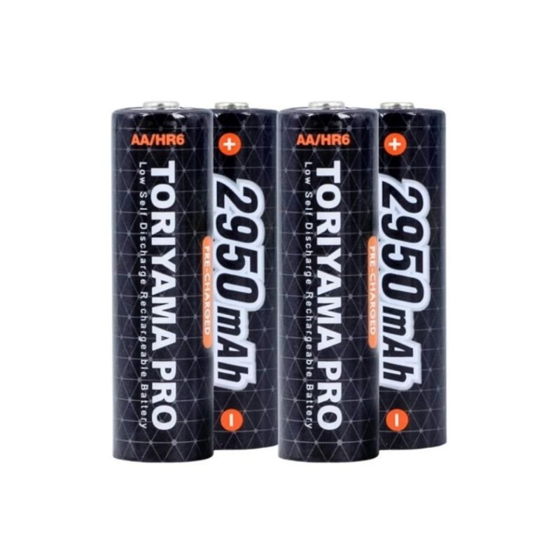 ถ่านชาร์จ TORIYAMA PRO 1.2V AA 2950mAh/1ก้อน