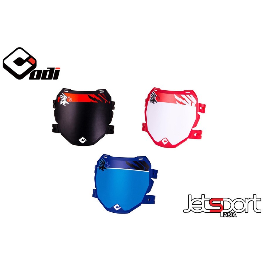 ของแท้ 💯% เพลทสำหรับแปะเลขนักแข่ง ODI SIGNATURE DOWNHILL NUMBER PLATE