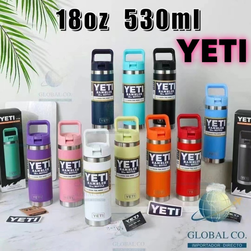 YETI แก้วน้ำสแตนเลส สุญญากาศ เก็บความร้อน/เย็น ความจุขนาด 12OZ พร้อมหลอดดูด รุ่นYT-12