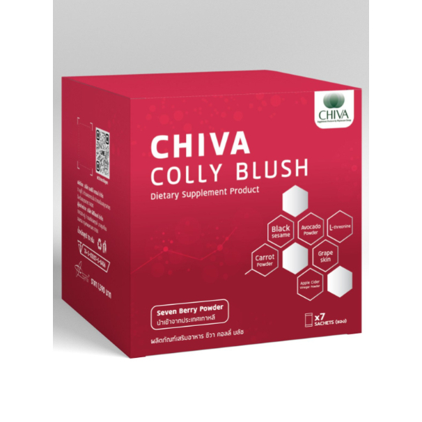 CHIVA COLLY ซ่อมแซม ฟื้นฟู บำรุงหลอดเลือด 1 กล่อง