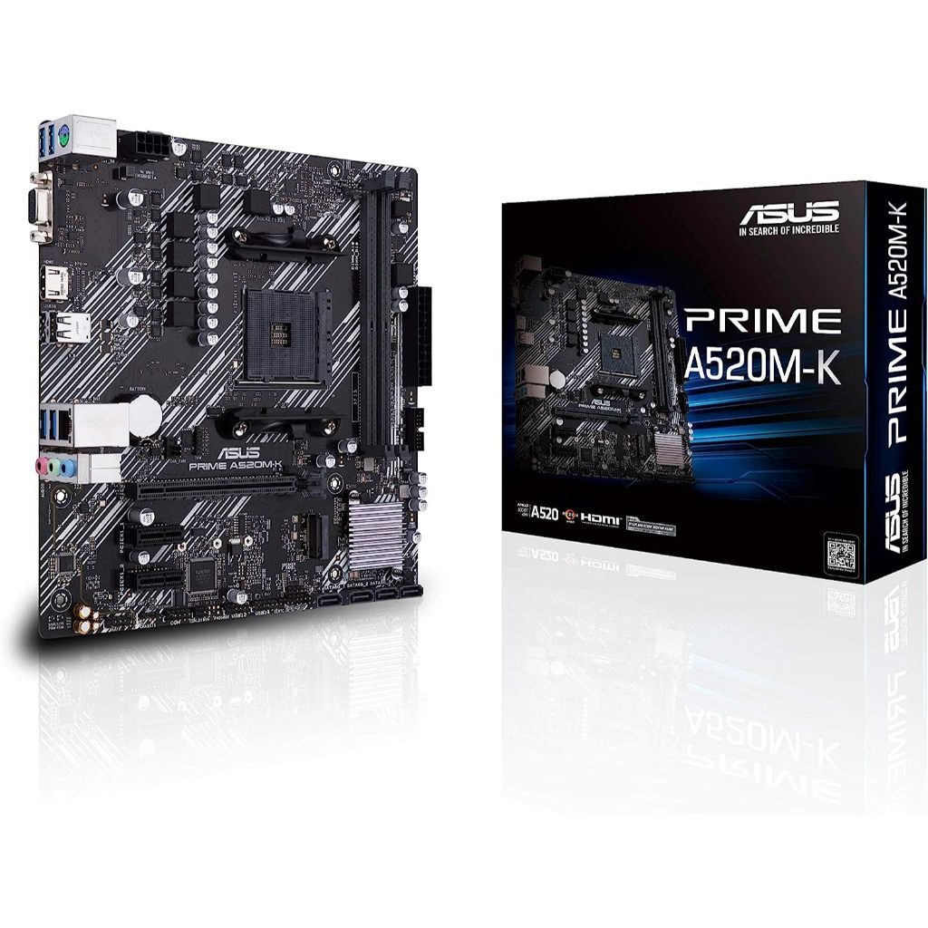 เมนบอร์ด ASUS Mainboard PRIME A520M-K AM4