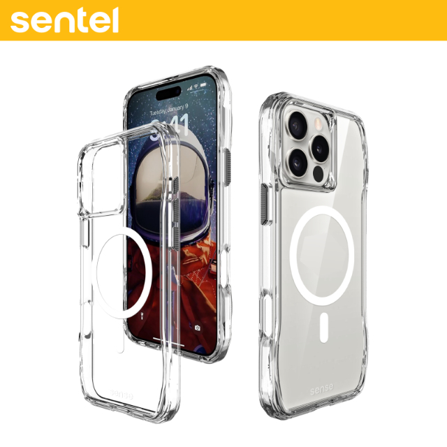 SENSE เคสไอโฟนใสกันกระแทกOCTAGON MAGNET  IPHONE17/17air/17pro/17promax/16/16pro/16promax/15/15+/15pro/15promax/14promax