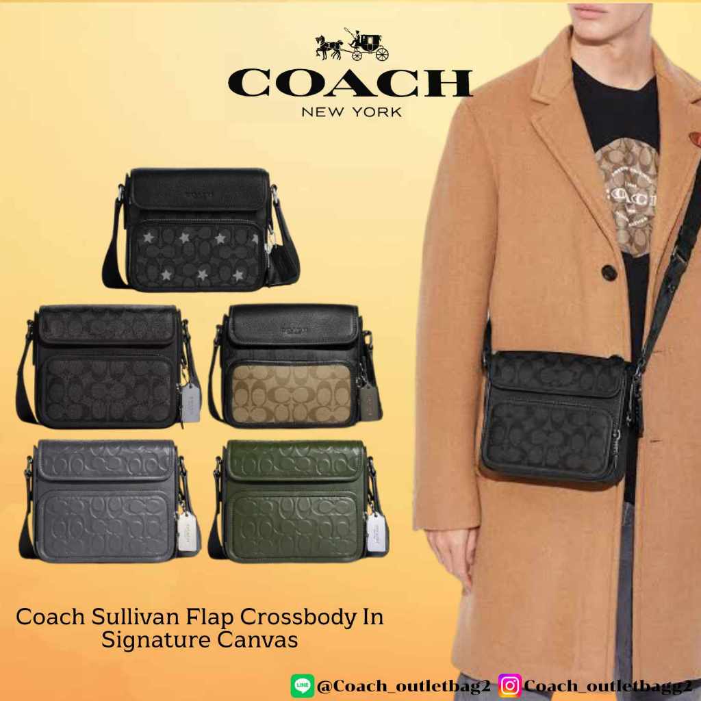 Coach Sullivan Flap Crossbody In Signature Canvas