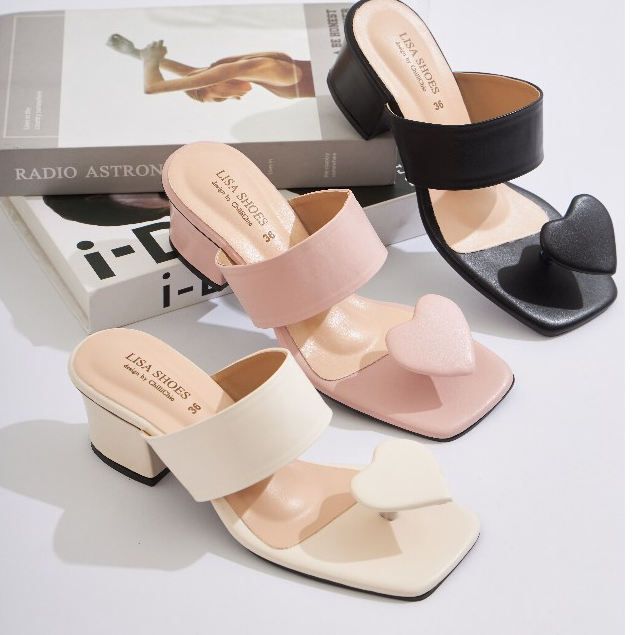 36-47💓รุ่นHeartBeat💓ส้น2นิ้ว แบรนด์LIsa Shoes(L84) มินิใจน่ารักมาก