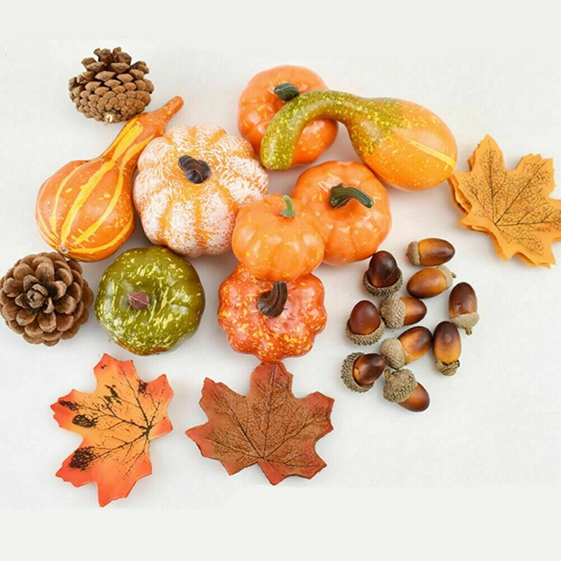 ฟักทองประดิษฐ์ฮาโลวีนฟักทองตกแต่งโฟมฟักทองProp halloween sensory play montessori