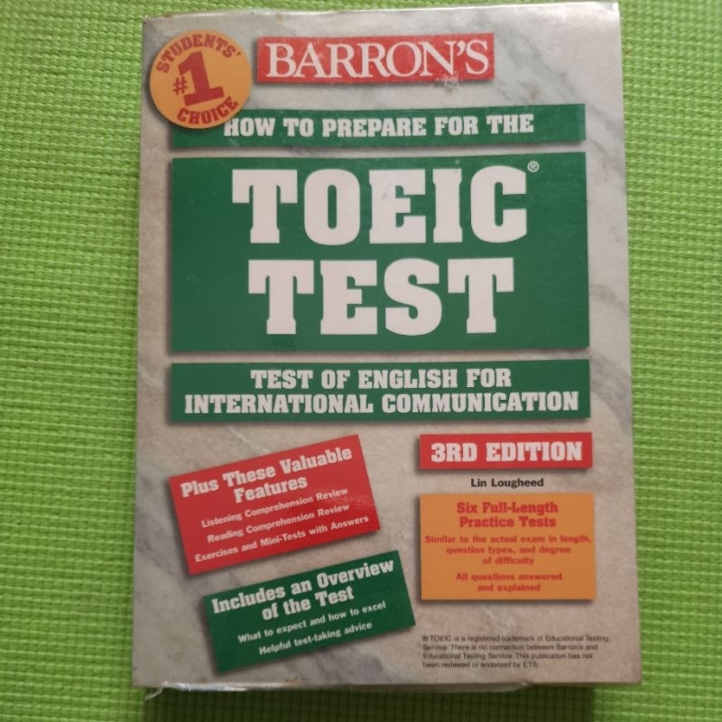 หนังสือเตรียมสอบ TOEIC  How to prepare for the TOEIC TEST