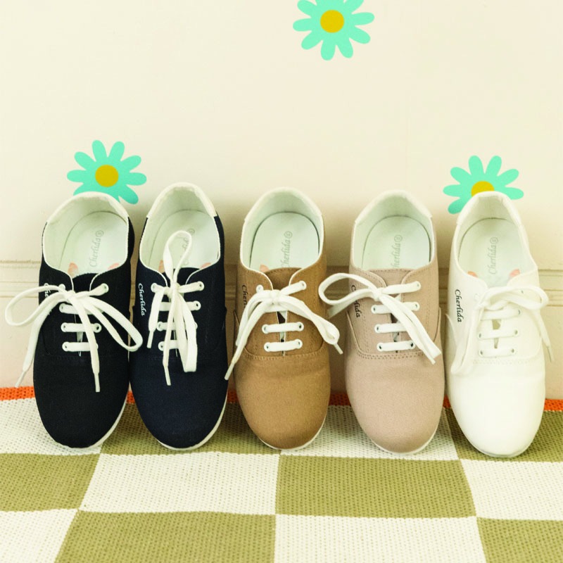 รองเท้าสลิปออน slip on ผู้หญิง แบบสวม ไม่ต้องผูกเชือก ใส่ง่าย ใส่สบาย ราคา ถูกที่สุด ดีลบีเคเค แกลเลอรีภาพที่ 4