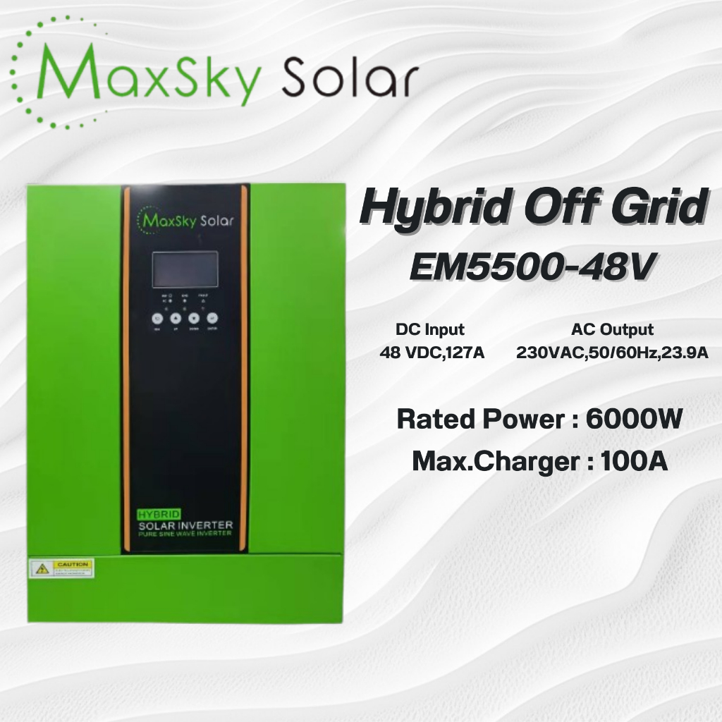 Inverter Maxsky Hybrid Off Grid 5500W 48V