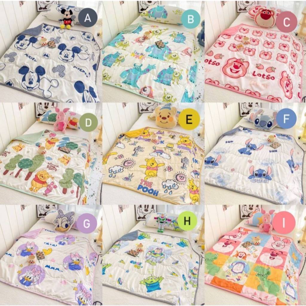 พร้อมส่ง ผ้าห่มเด็ก Disney ผ้าลายการ์ตูน นุ่มนิ่มสบาย