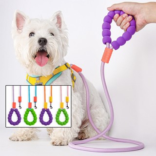 สายจูงสุนัขแข็งแรง 1.5/3 เมตร พร้อมด้ายจับฟองน้ํา เชือกไนลอน…