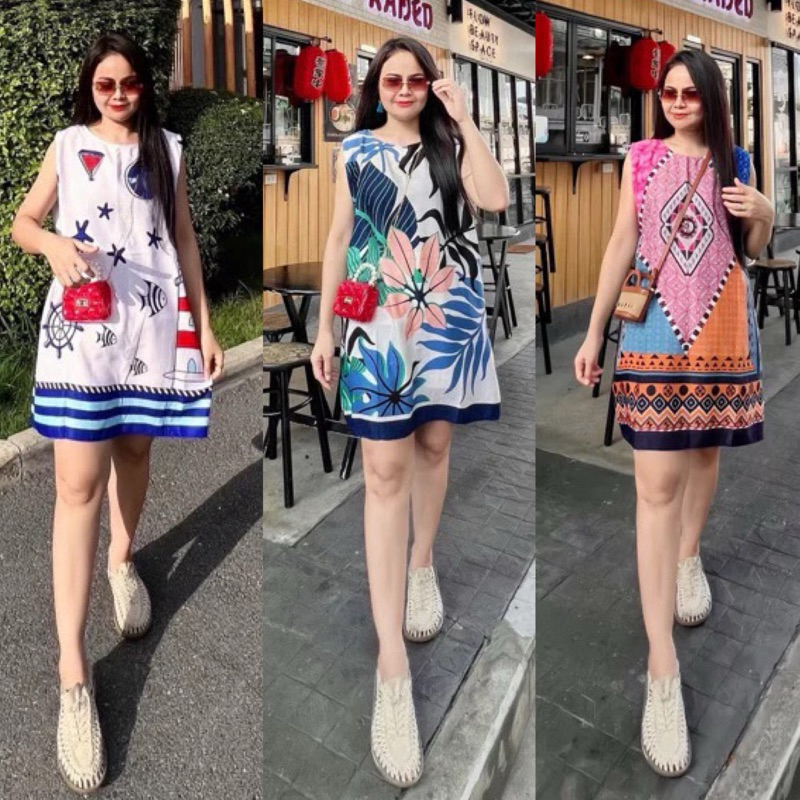 🛍️เดรสมินิมอลแมทซ์ง่ายใส่สบายๆพร้อมจัดส่ง🛍️ มีเก็บปลายทางด้วยน๊าาา🛍️