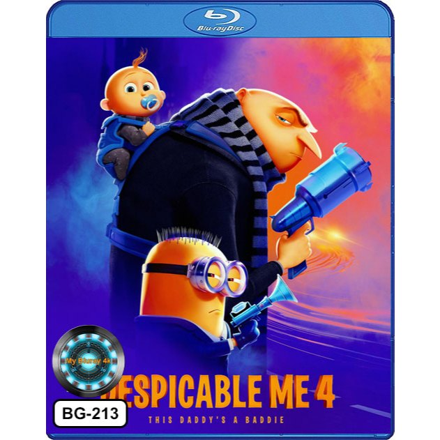 Bluray เสียงไทยมาสเตอร์ หนังใหม่ หนังบลูเรย์ การ์ตูน Despicable Me 4 มิสเตอร์แสบ ร้ายเกินพิกัด 4