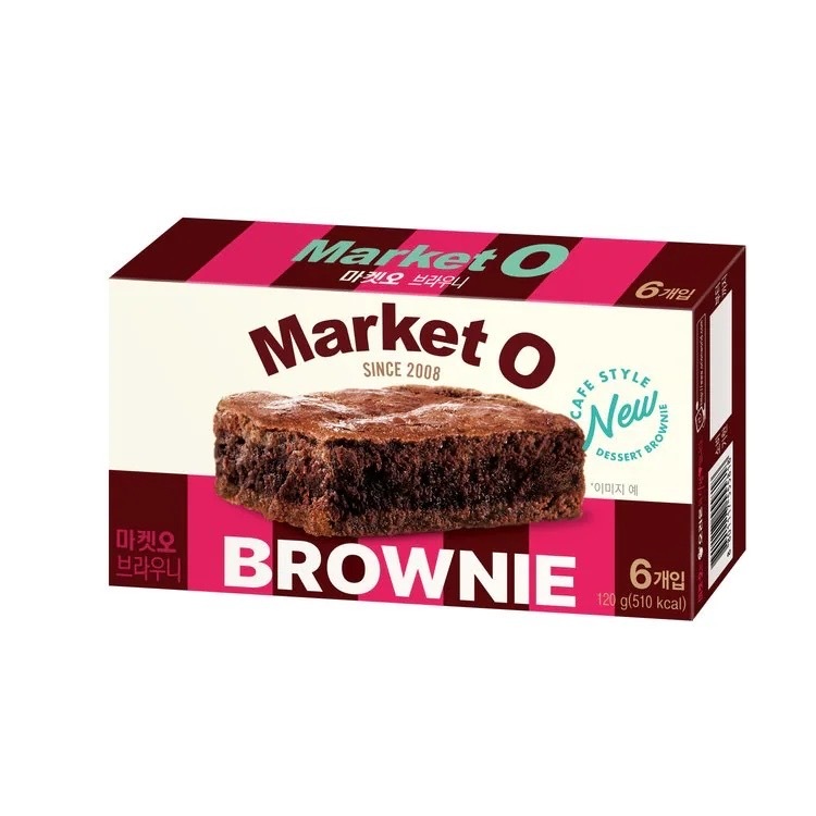 [ของแท้] 마켓오리얼브라우니 Orion Market O Real Brownie (มาเก็ตโอ บราวนี่) 120g