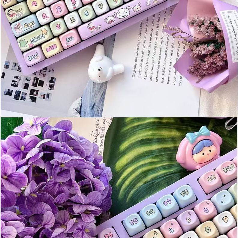 ปุ่มกดใสแต่งหุ้มแบบสวยงาม Crystal Large Complete Set ประกอบด้วย 132 ชิ้น DIY สำหรับโปรเจ็กต์คีย์แคป - รูปที่ 4