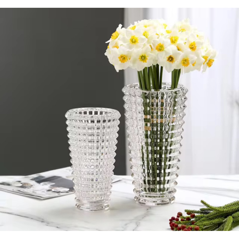 [พร้อมส่ง] แจกันแก้วคลิสตัล สูง23 cm และ สูง 18 cm ดอกไม้เพื่อประดับตกแต่ง - รูปที่ 5