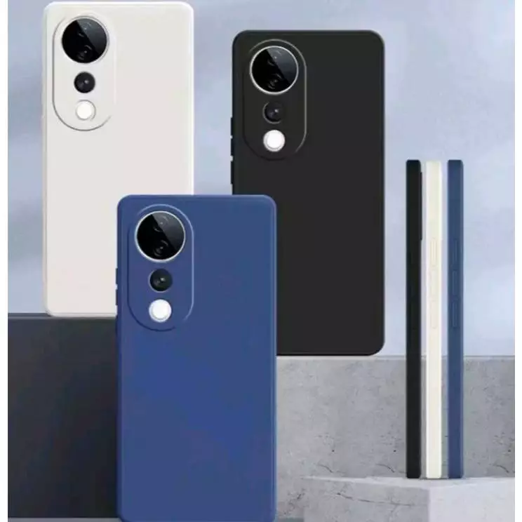 เคส กำมะหยี่ สีสวย สำหรับ VIVO V60 V60LITE V50 V50LITE V40 V40PRO V29 V29E V30E ซิลิโคน นิ่ม สีพื้นพาสเทล