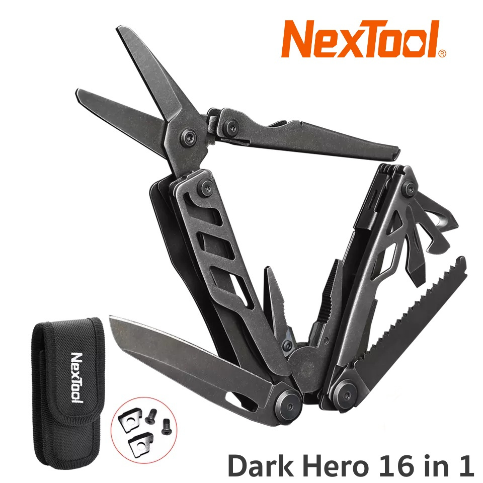 (พร้อมส่ง)มีดพับคีมเครื่องมือ NexTool Dark Hero 16 in 1 Multi Tool