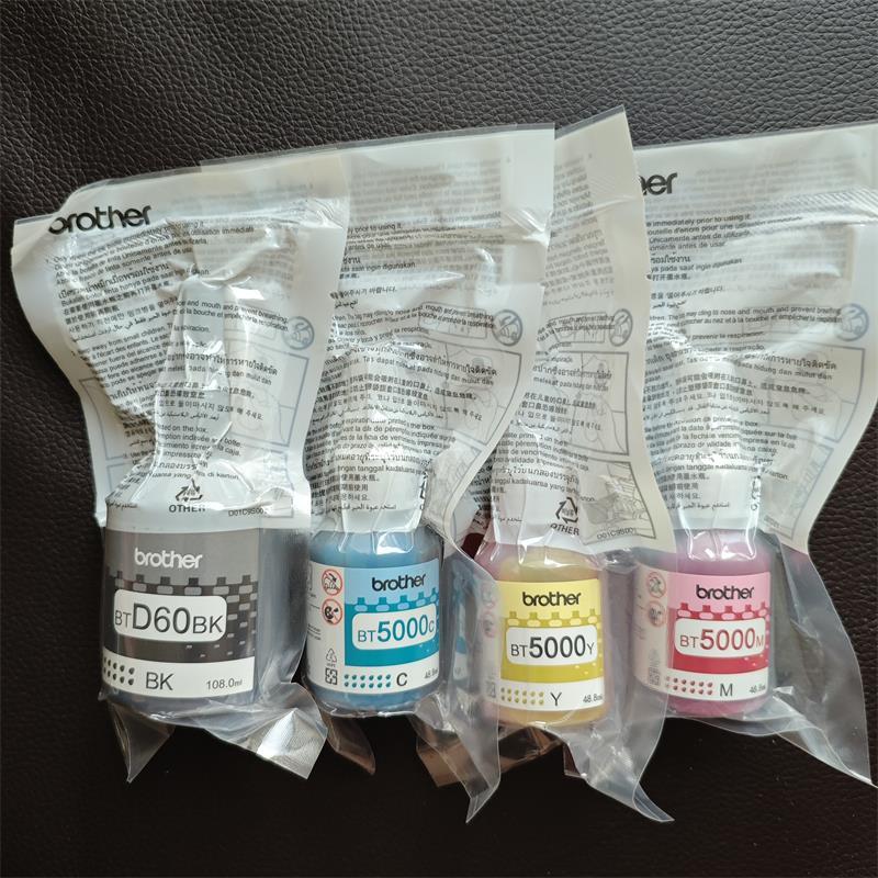 หมึกแท้/ราคาถูก/ แท้100% Brother หมึก BT-D60BK/BT-5000C ชุด 4 สี BK, C, M, Y สำหรับ DCP-T220 T310 T4