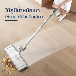 HOMEC ไม้ถูพื้นสเปรย์ ไม้ถูพื้น ไม้ถูพื้นรีดน้ํา หมุน 360องศา เก็บง่าย ฟรีผ้าม็อบไมโครไฟเบอร์
