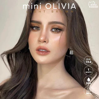Mini Olivia Light Brown - คอนแทคเลนส์ คิตตี้ คาวาอิ Kitty Kawaii (Blister)