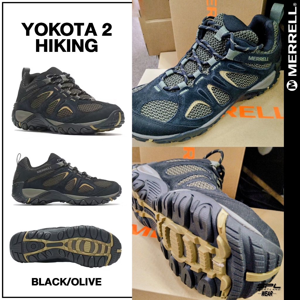 Merrell เมอเรล รองเท้าเดินป่า รองเท้าปีนเขา สำหรับผู้ชาย M Yokota2 Hiking J036707 BK (3990)