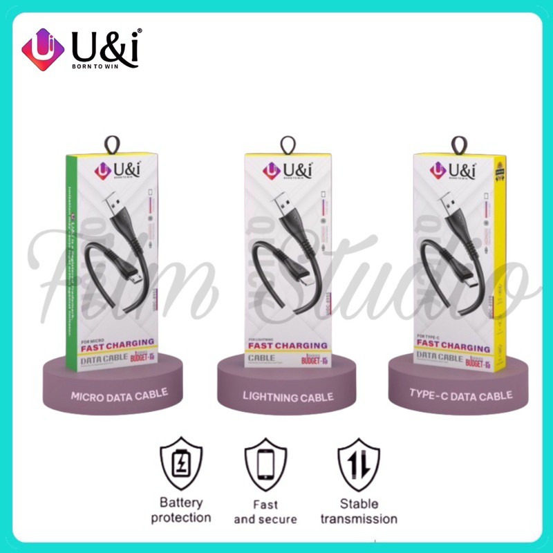 U&i สายชาร์จ 3A รุ่น UIDC-8955 Fast Charging ประกัน1ปี