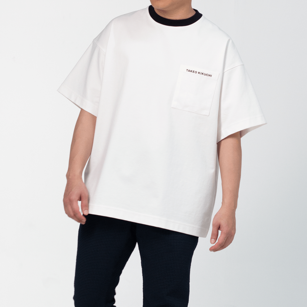 TAKEO KIKUCHI เสื้อยืด SOFT UV POCKET T-SHIRT