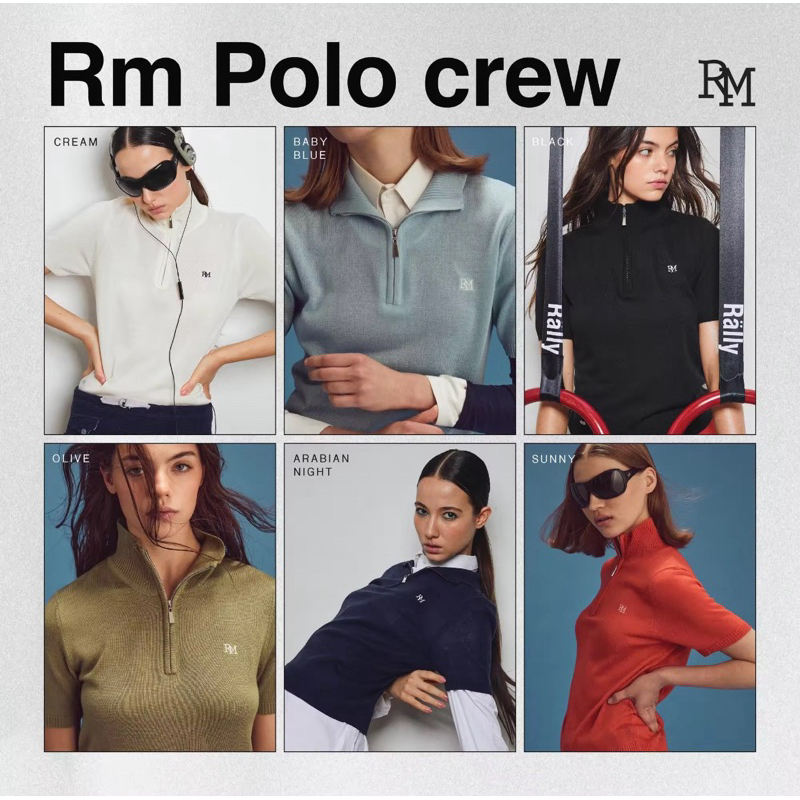 [พร้อมส่ง] เสื้อโปโล เสื้อคอปก Rally Movement – Rally RM Polo Crew