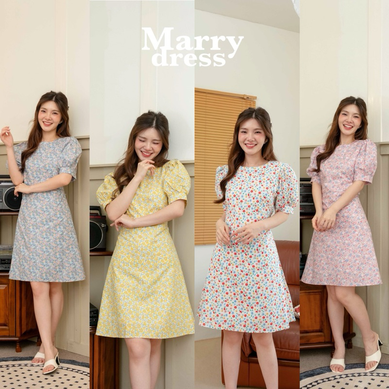 Marry เดรสแขนตุ๊กตา