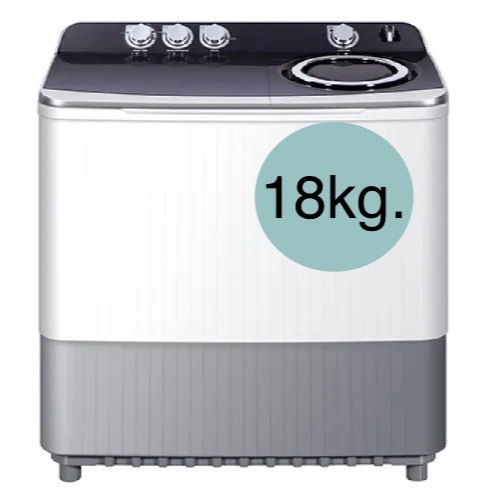 เครื่องซักผ้า 2 ถัง HAIER HWM-T180N2 18 kg.